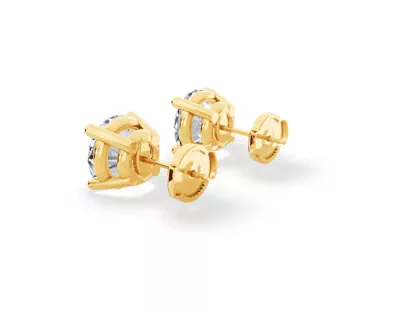 Lab Diamond Guardian Back Earrings (4.00 ct. tw.)