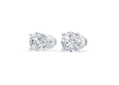 Lab Diamond Guardian Back Earrings (3.00 ct. tw.)