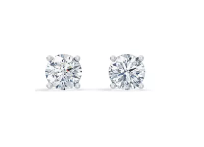 Lab Diamond Guardian Back Earrings (4.00 ct. tw.)