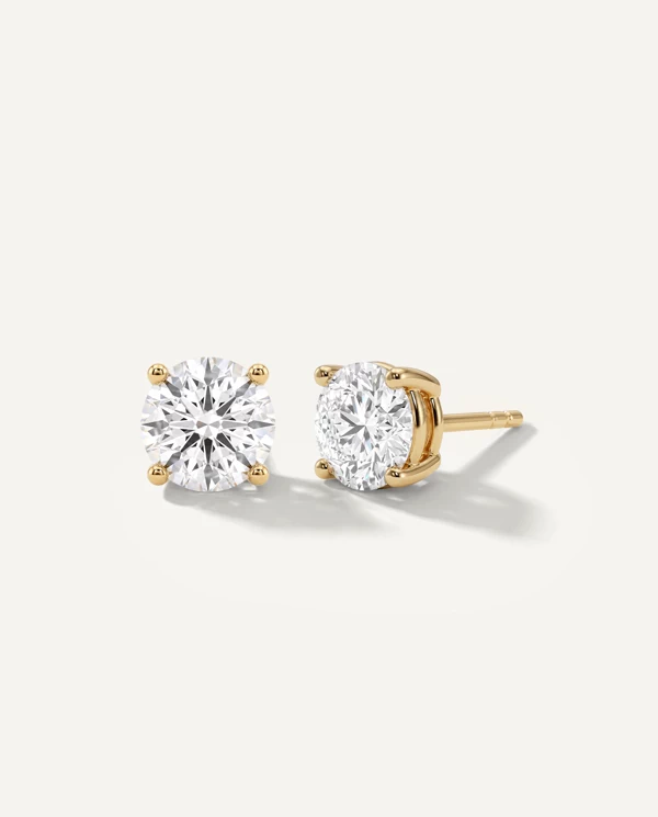 items Lab Diamond Guardian Back earrings (3 ct. tw.)