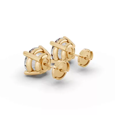Lab Diamond Guardian Back Earrings (5.00 ct. tw.)