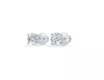 Lab Diamond Guardian Back Earrings (1 ct. tw.)