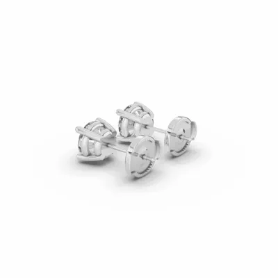 Lab Diamond Guardian Back Earrings (1.50 ct. tw.)