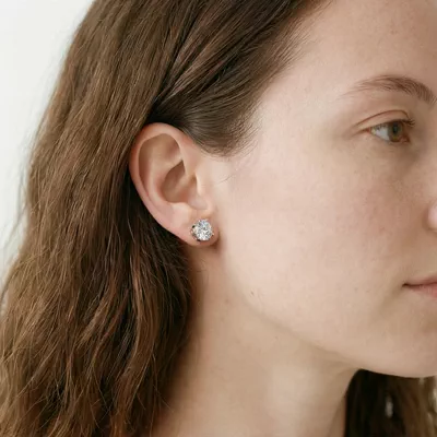 Lab Diamond Guardian Back Earrings (5 ct. tw.)