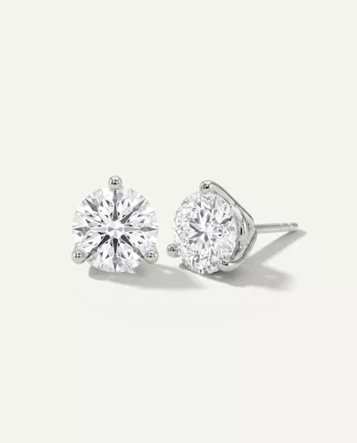 Three-Prong Martini Lab Diamond Guardian Back Earrings (5 ct. tw.)