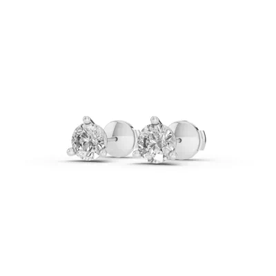 Three-Prong Martini Lab Diamond Guardian Back Earrings (1.50 ct. tw.)