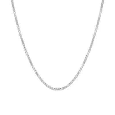Round Lab Diamond Four Prong Tennis Necklace (7 1/4 ct. tw.)