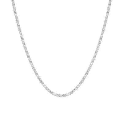 Round Lab Diamond Four Prong Tennis Necklace (11 ct. tw.)