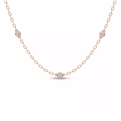 Garelle Diamond Station Necklace