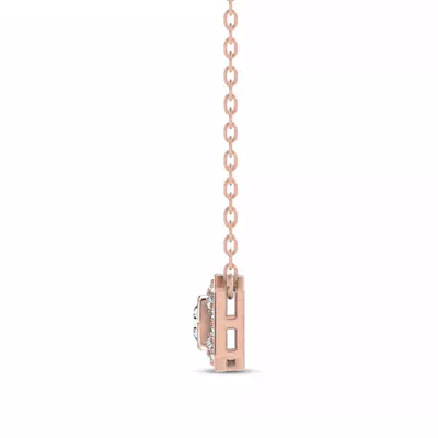 Sequin Frame Marquise Lab Diamond Necklace by Christian Siriano