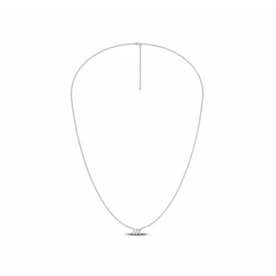Staccato Baguette Lab Diamond Necklace by Christian Siriano