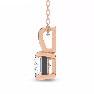 Midnight Halo Princess Lab Pendant (2 ct. tw.) by Christian Siriano
