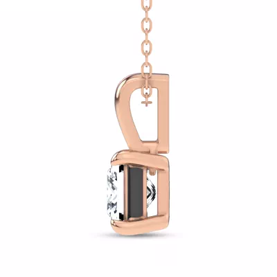 Midnight Halo Princess Lab Pendant (1 ct. tw.) by Christian Siriano