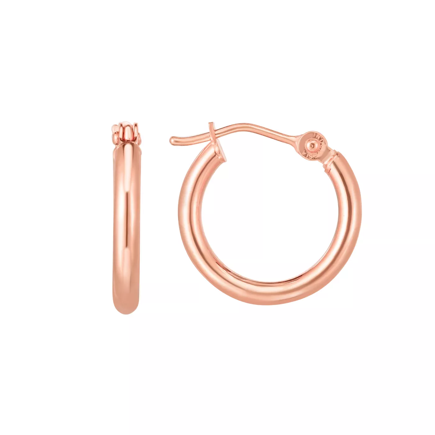 Classic Polished Gold Hoops (15mm)