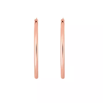 Classic Polished Gold Hoops (30mm)