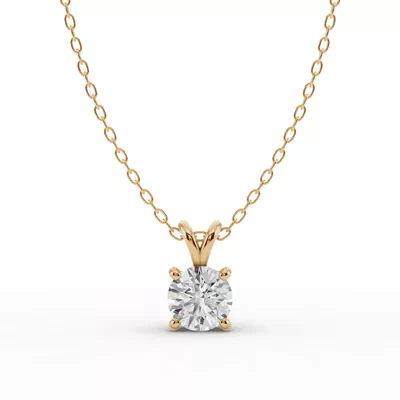 Split Bail Diamond Solitaire Necklace (1.00 ct.)
