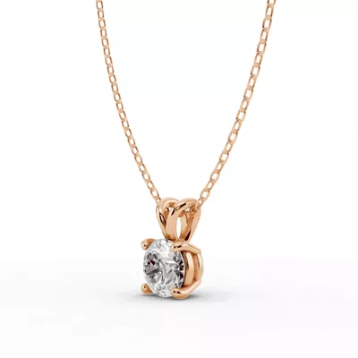 Split Bail Diamond Solitaire Necklace (1.00 ct.)