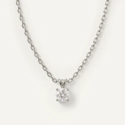 Split Bail Diamond Solitaire Necklace (¼ ct.)