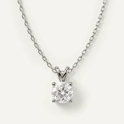 Split Bail Diamond Solitaire Necklace (1.50 ct.)