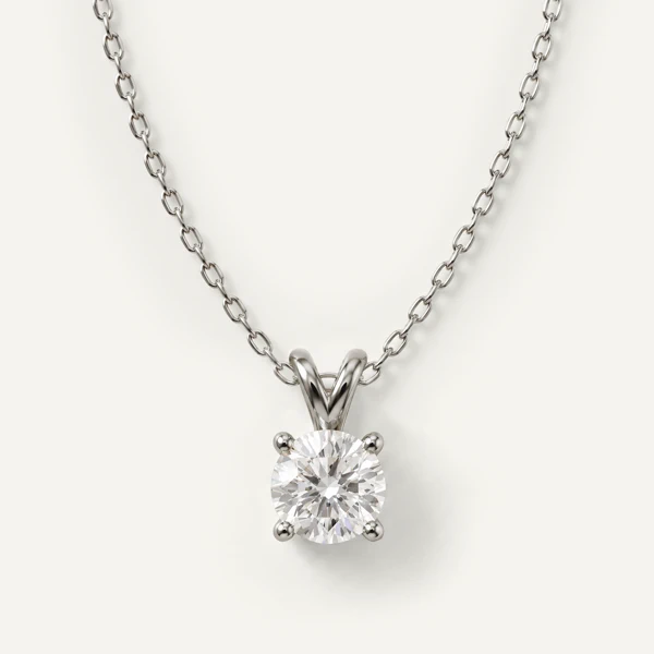 Split Bail Diamond Solitaire Necklace (1.50 ct.)