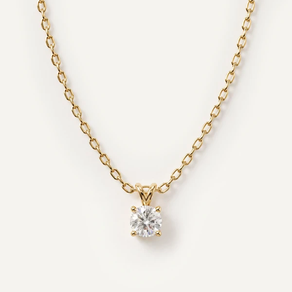 Split Bail Diamond Solitaire Necklace (¼ ct.)