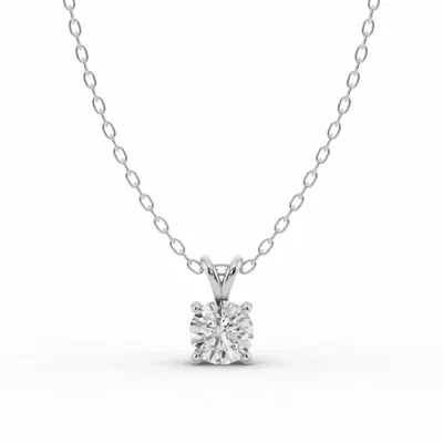 Split Bail Diamond Solitaire Necklace (¾ ct.)