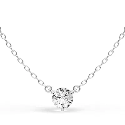 3-Prong Diamond Solitaire Necklace (1/2 ct.)