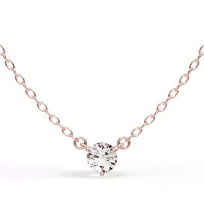 3-Prong Diamond Solitaire Necklace (1/3 ct.)