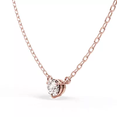3-Prong Diamond Solitaire Necklace (1/3 ct.)
