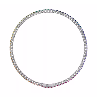 Rainbow Sapphire Tennis Bracelet (3 ct. tw.)