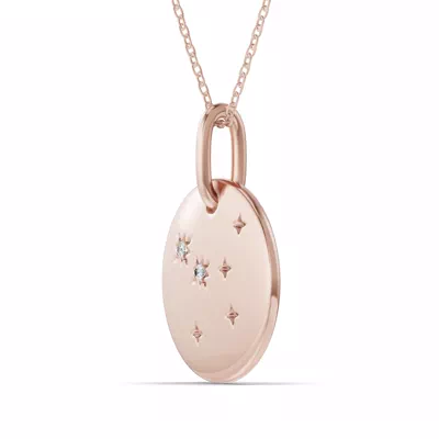 Cancer Zodiac Constellation Medallion Necklace