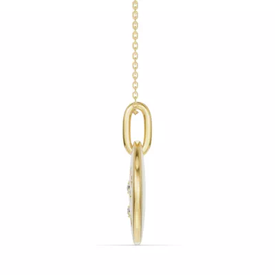 Leo Zodiac Constellation Medallion Necklace