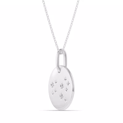 Leo Zodiac Constellation Medallion Necklace