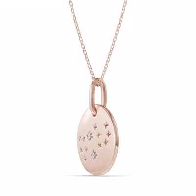 Virgo Zodiac Constellation Medallion Necklace