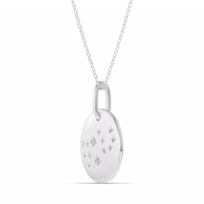 Virgo Zodiac Constellation Medallion Necklace