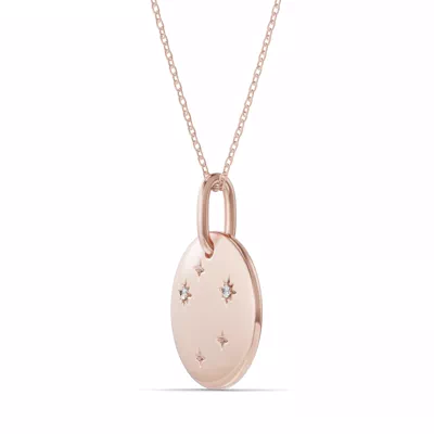 Libra Zodiac Constellation Medallion Necklace