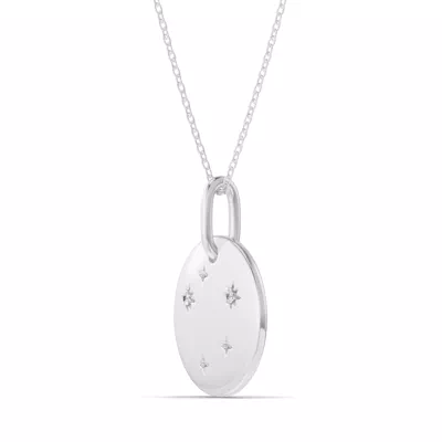 Libra Zodiac Constellation Medallion Necklace