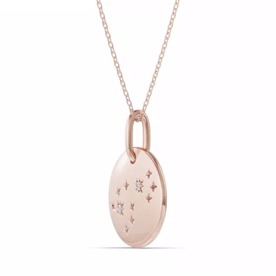 Scorpio Zodiac Constellation Medallion Necklace