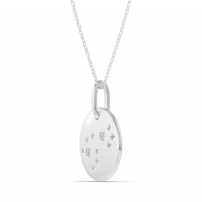 Scorpio Zodiac Constellation Medallion Necklace