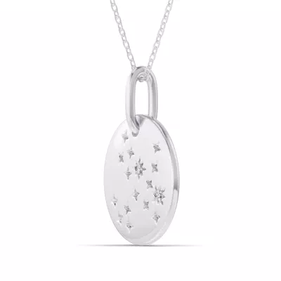Sagittarius Zodiac Constellation Medallion Necklace