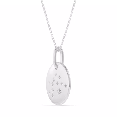Aquarius Zodiac Constellation Medallion Necklace
