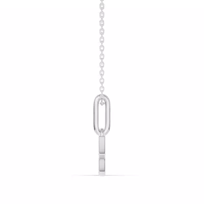 Aquarius Zodiac Glyph Necklace