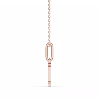 Gemini Zodiac Glyph Necklace