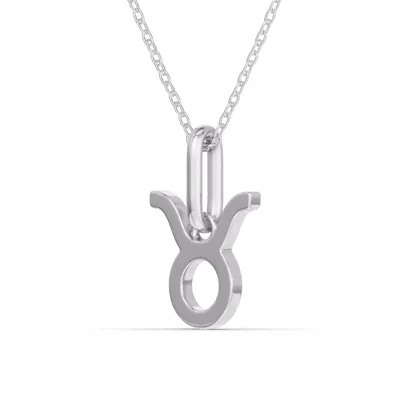 Taurus Zodiac Glyph Necklace