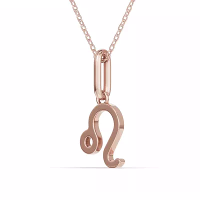 Leo Zodiac Glyph Necklace