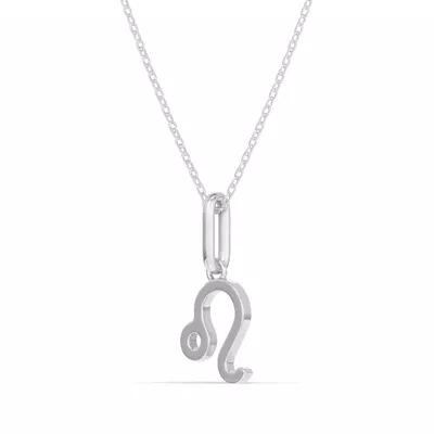 Leo Zodiac Glyph Necklace