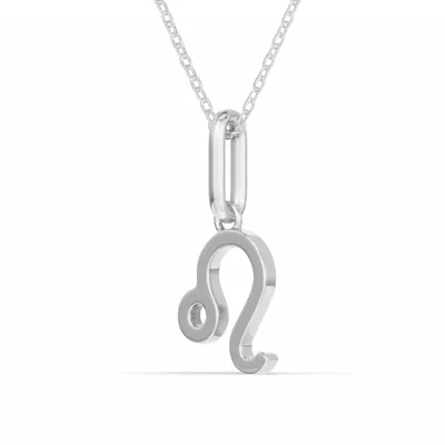 Leo Zodiac Glyph Necklace