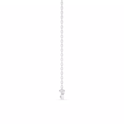 Chain Reaction Pavé Lab Bar Necklace
