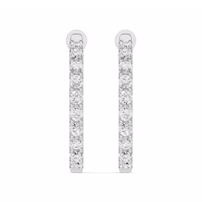 Unity Prong Hoop Earrings (3 ct. tw.)