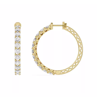Unity Prong Hoop Earrings (5 ct. tw.)